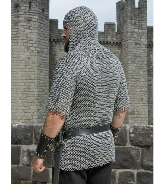 Ren Faire Butted Chainmail Shirt with Coif
