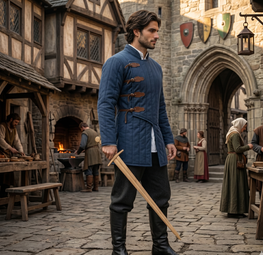 Medieval Gambeson Costume – Ren Faire, Cosplay & LARP Armor