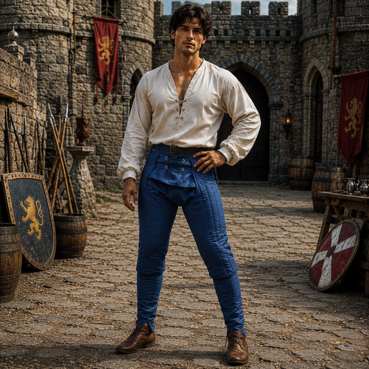 Medieval Cotton Leggings – Ren Faire & LARP Costume