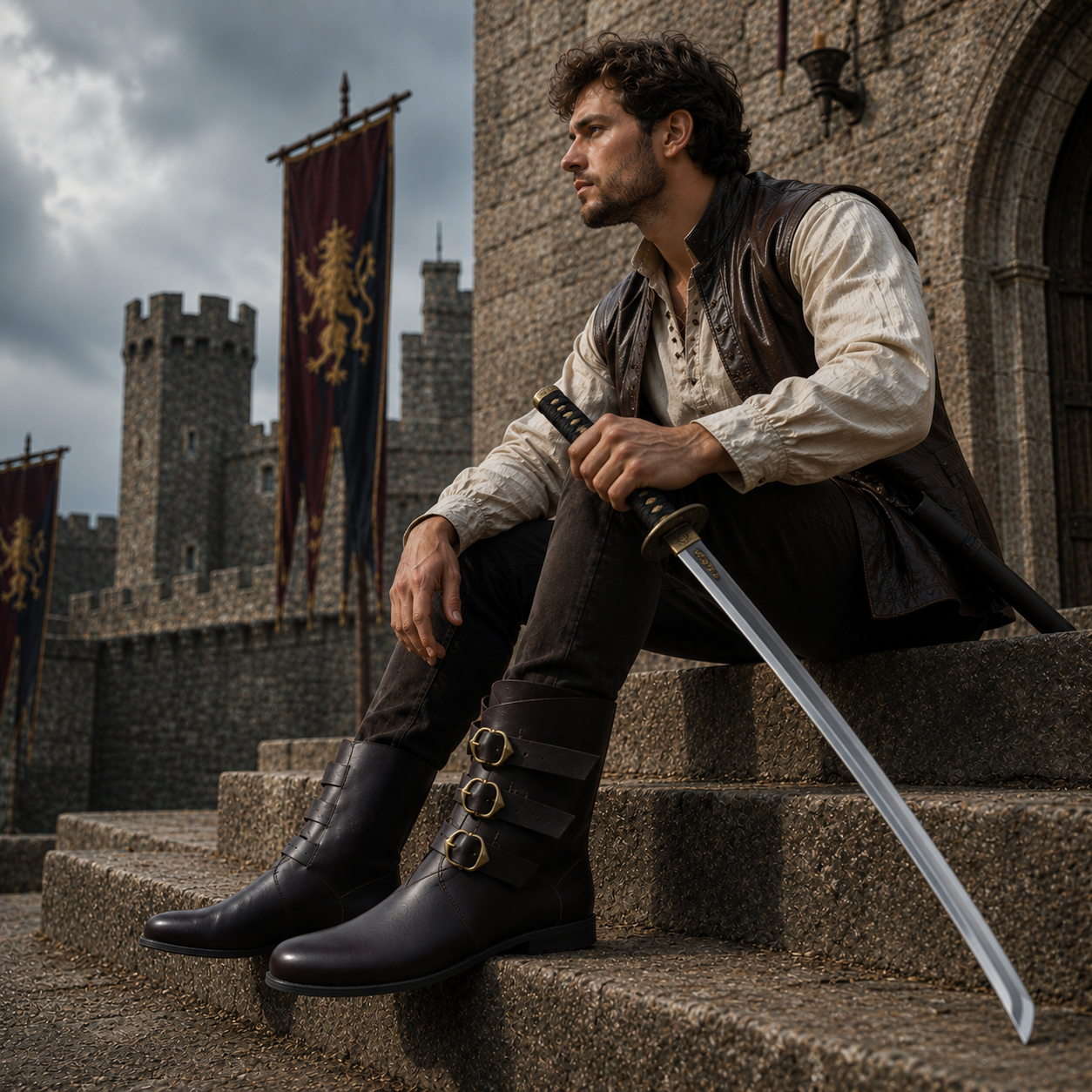 Roman Leather Boots – Historical Reenactment Footwear, LARP, Cosplay & Ren Faire Boots