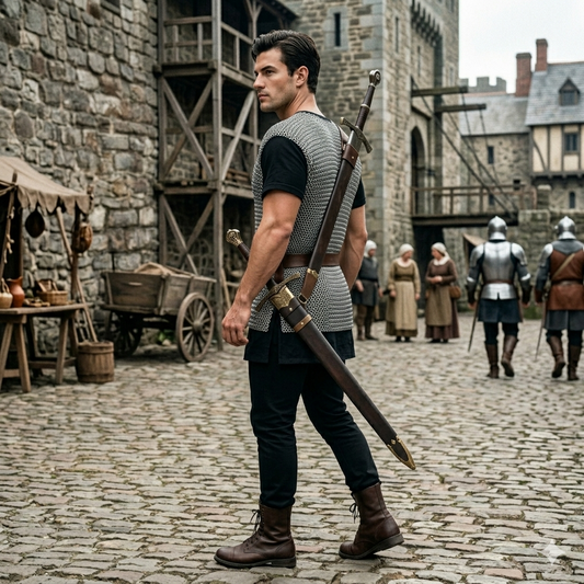 Sleeveless Butted Chainmail Shirt | Renaissance Fair Armor