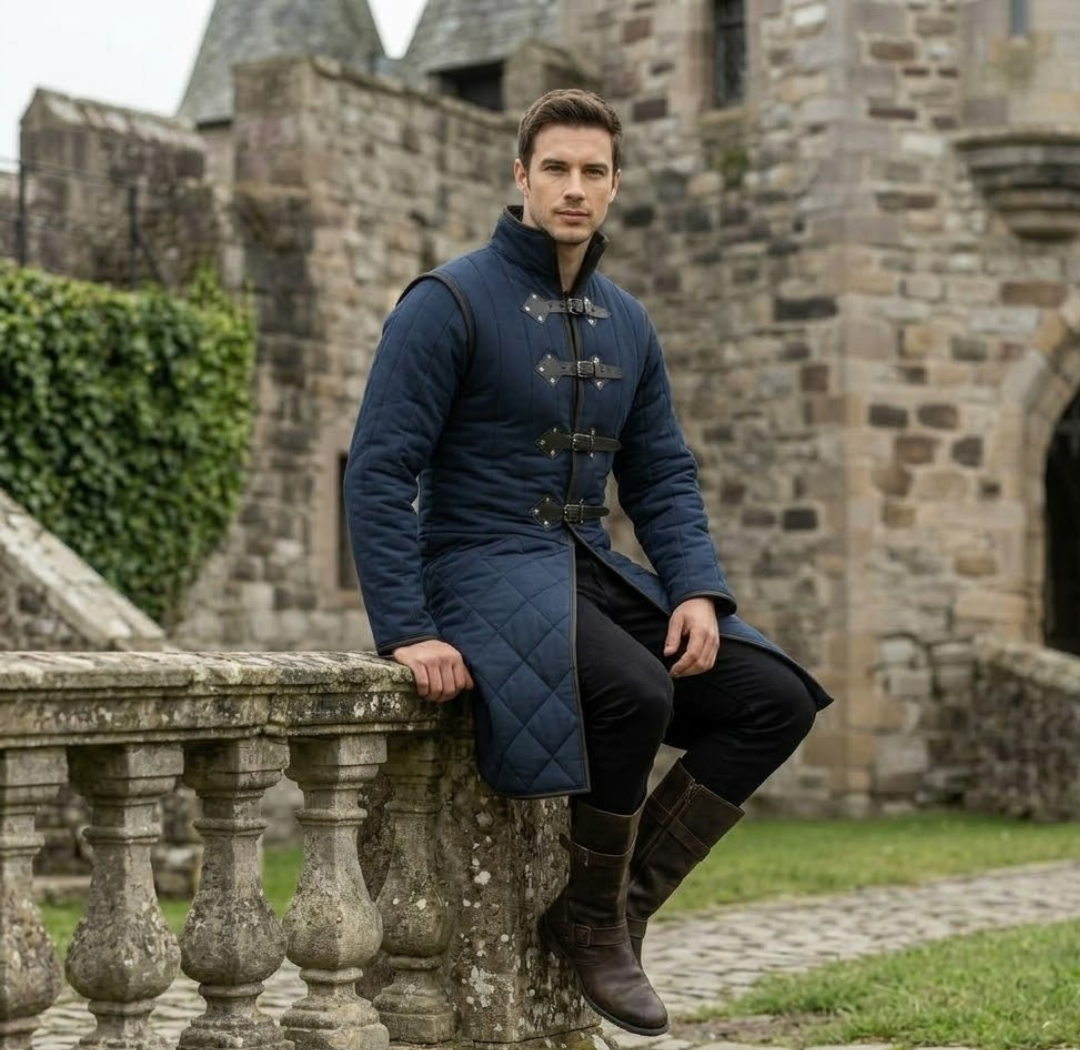 Padded Armor Jacket for LARP, SCA & Reenactment
