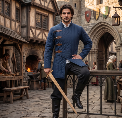 Medieval Gambeson Costume – Ren Faire, Cosplay & LARP Armor