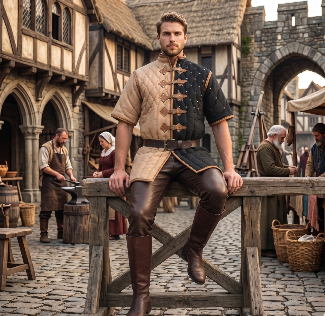 Quilted Armor Gambeson Costume