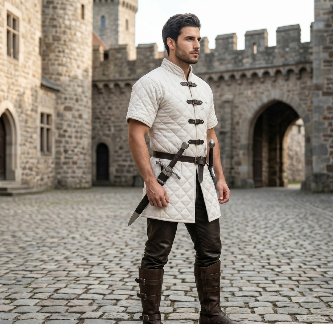 Ren Faire Half-Sleeve Gambeson