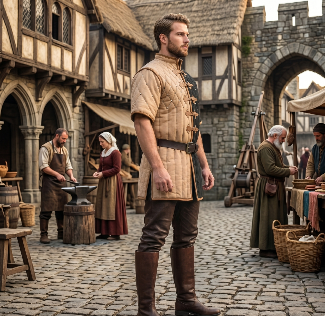 Quilted Armor Gambeson Costume