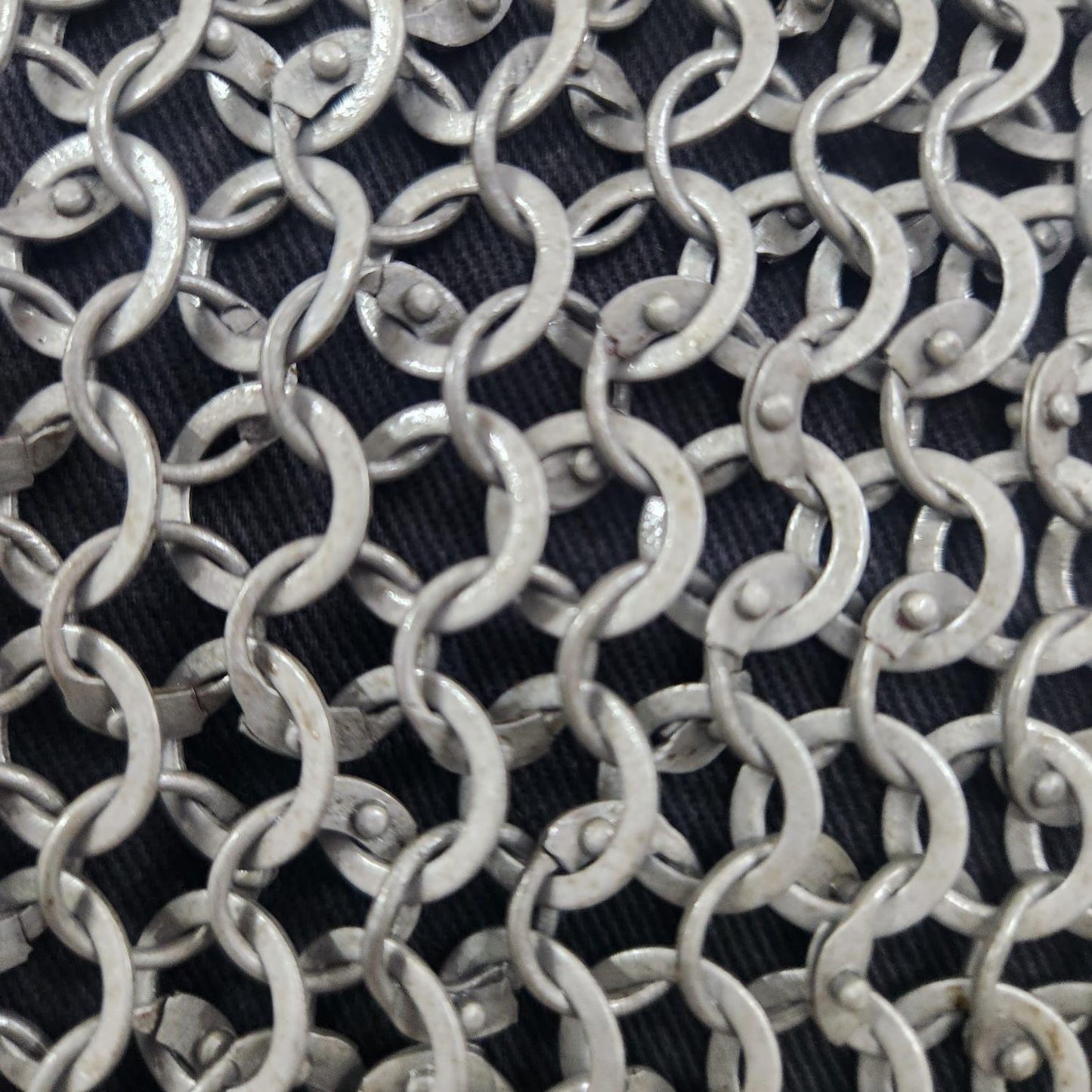 Chainmail Hauberk Shirt – 9mm Round Riveted Rings with Washers