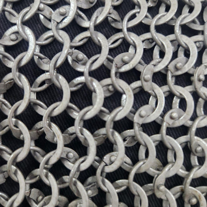 Chainmail Hauberk Shirt – 9mm Round Riveted Rings with Washers