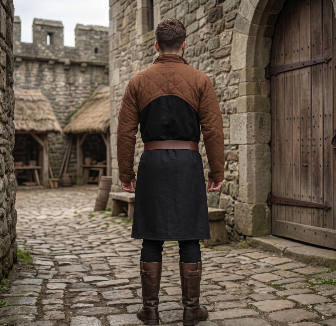 Medieval Viking LARP Costume – Cotton Gambeson with Sleeves
