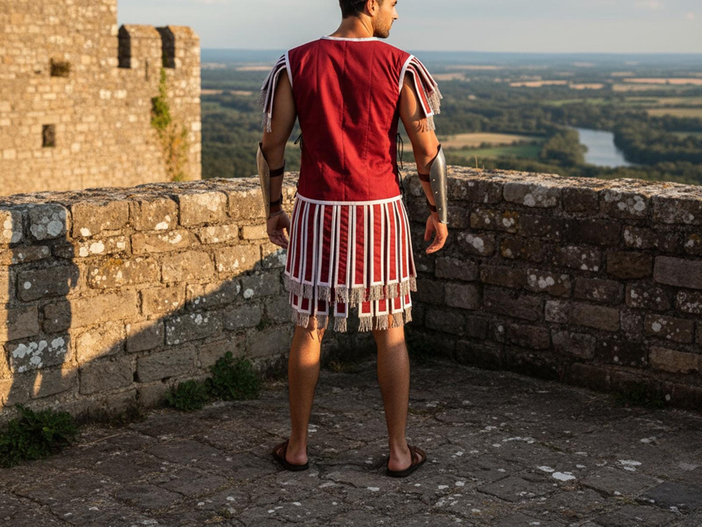 Quilted Armor Subarmalis for Roman reenactment