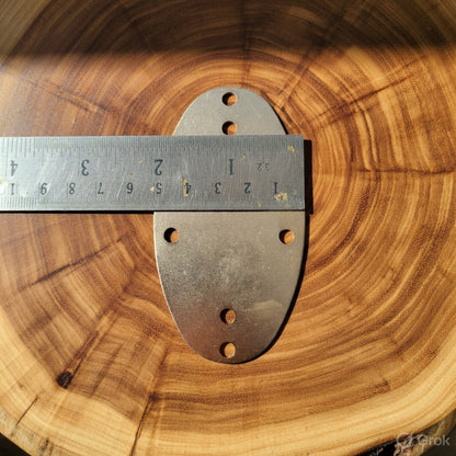 Visby-Style Steel Lamellar Scales, Types 5 , 9.3×5.3 cm