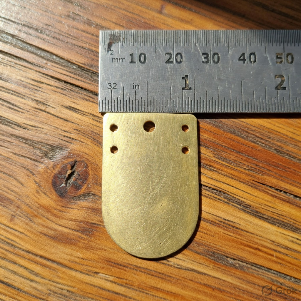 Brass Lorica Squamata Scales | Roman Reenactment Armour Kit (25x35mm) Types+12
