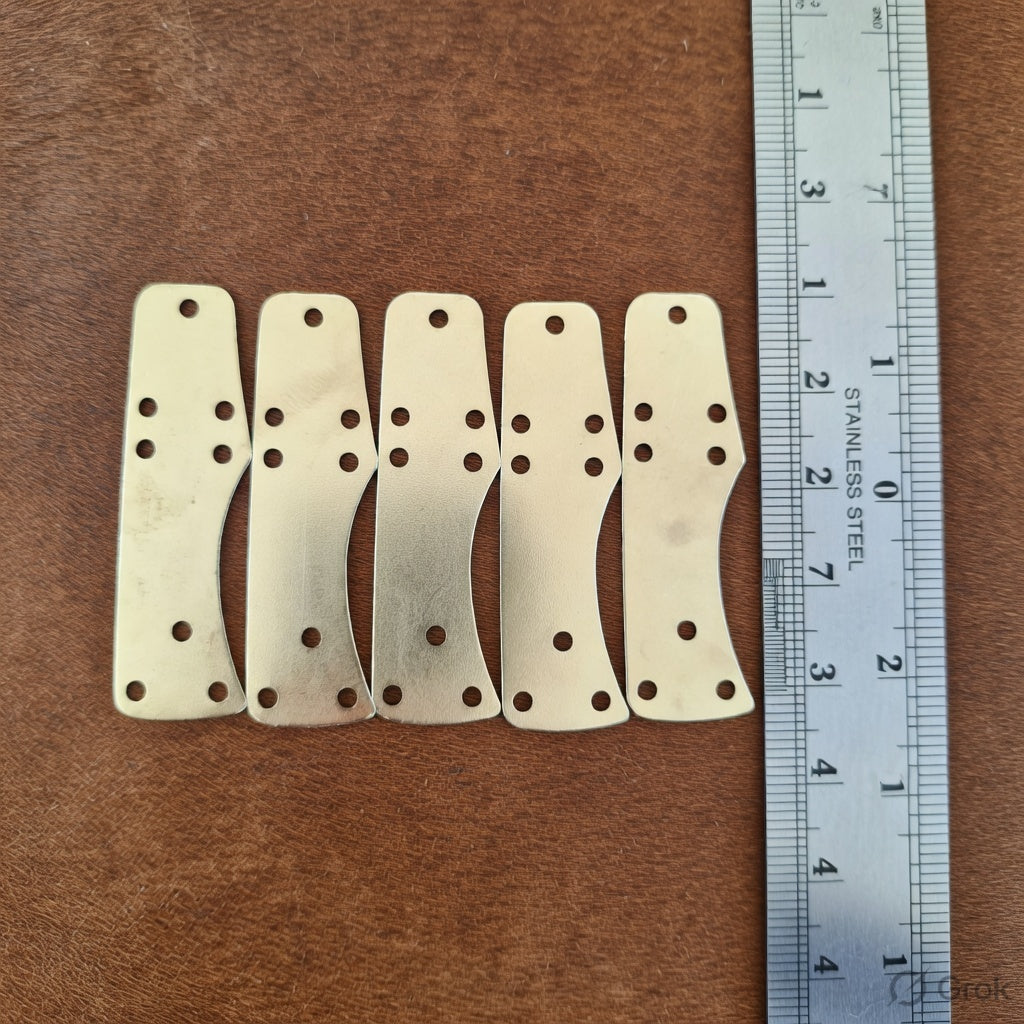Lombardic Byzantine Steel Lamellar Plates – 8.5 cm -2.5 cm , Lamellae Pack Types -7
