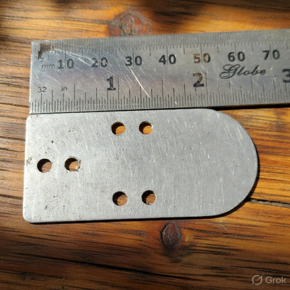 Aluminum Lamellar Armor Plates (Tombstone Style) types -16