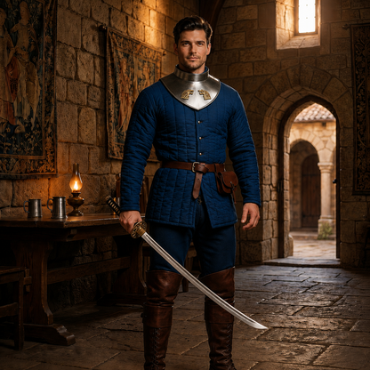 Medieval Gorget : Game of Thrones Armour , 18 Gauge Neck Gorget | HEMA LARP Reenactment Cosplay