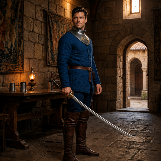 Medieval Gorget : Game of Thrones Armour , 18 Gauge Neck Gorget | HEMA LARP Reenactment Cosplay