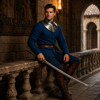 Medieval Gorget : Game of Thrones Armour , 18 Gauge Neck Gorget | HEMA LARP Reenactment Cosplay