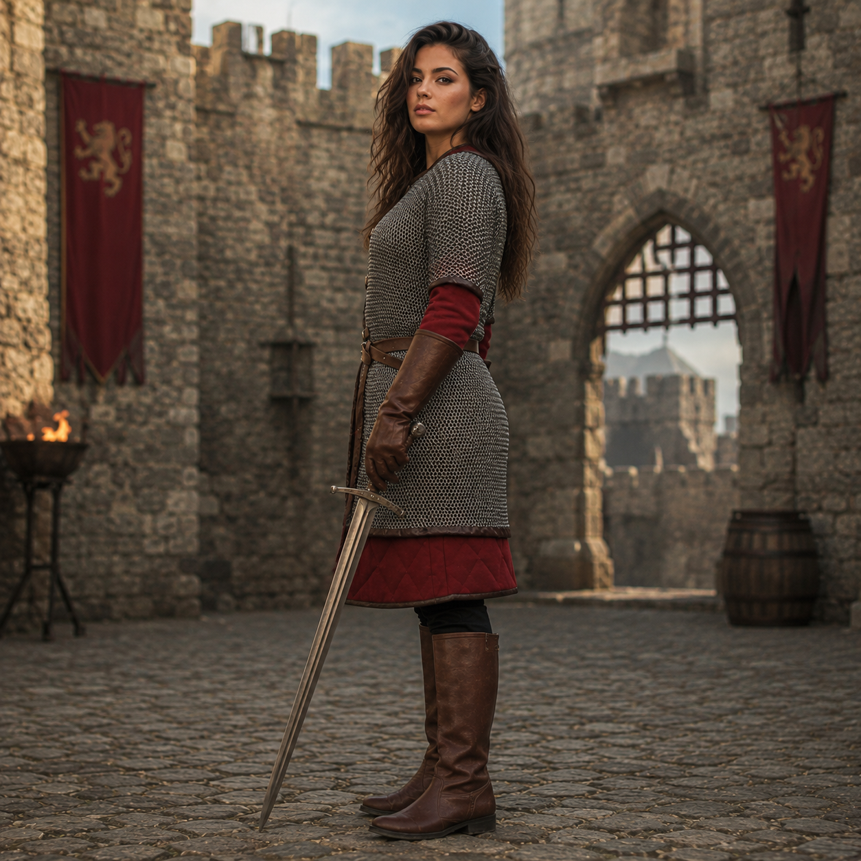 Medieval Chainmail Shirt – 9mm Flat Riveted with Washers
