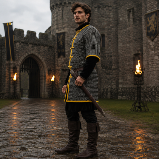 LARP Chainmail Shirt – 9MM Flat Riveted with Washers