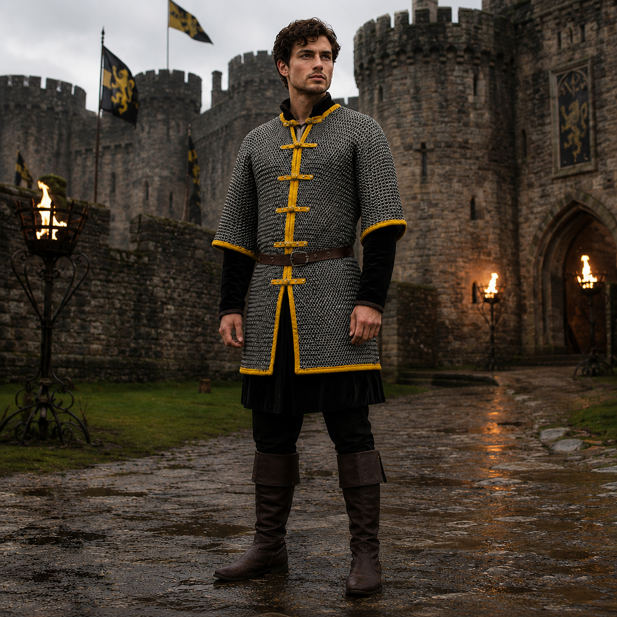 LARP Chainmail Shirt – 9MM Flat Riveted with Washers