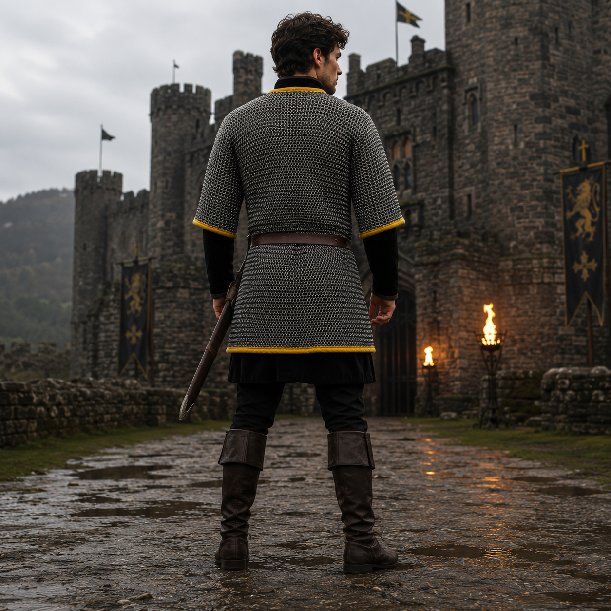 LARP Chainmail Shirt – 9MM Flat Riveted with Washers