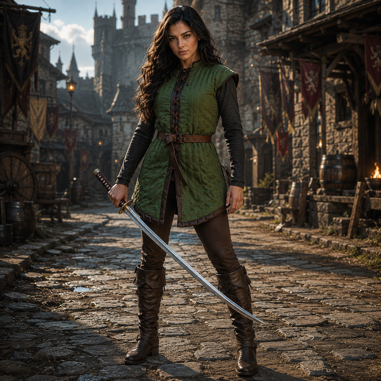 Medieval Ren faire Gambeson Costume