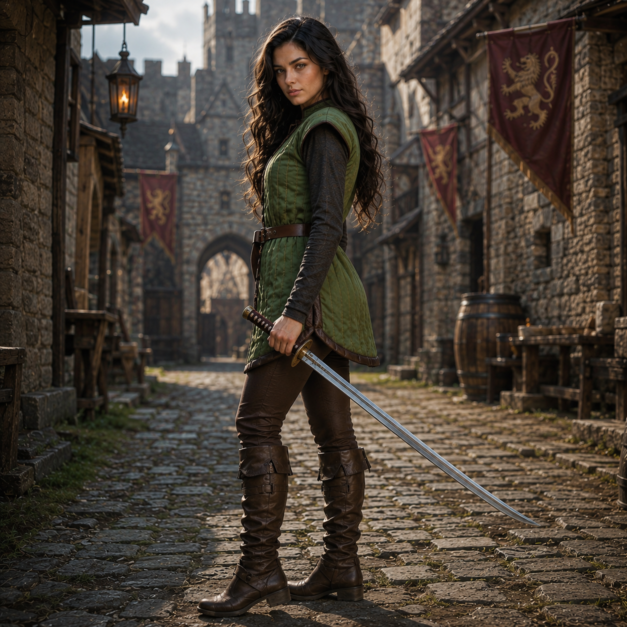 Medieval Ren faire Gambeson Costume