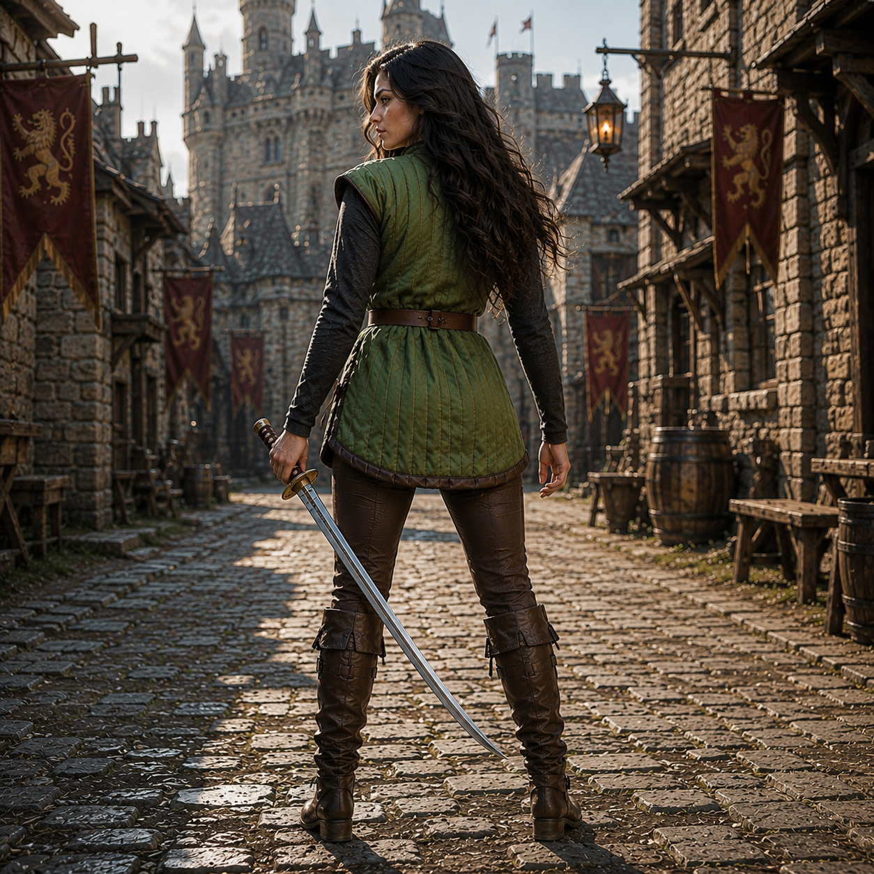 Medieval Ren faire Gambeson Costume