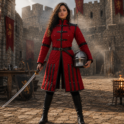 Renaissance Faire Gambeson – Cotton Padded Armor Jacket