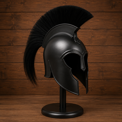 Troy Greek Achilles Helmet Trojan Helmet Troy Movie Helmet with Display Stand Gift for Him