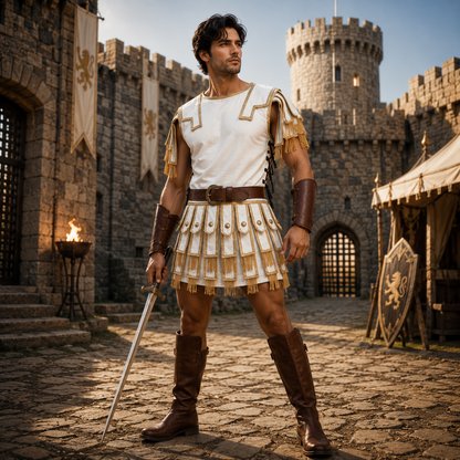 Roman Subarmalis Padded Armor | Officer Gambeson for Historical Reenactment & LARP- Custom Body Armor