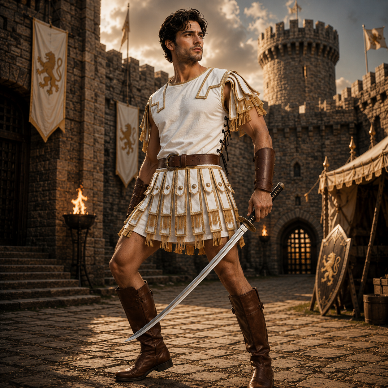 Roman Subarmalis Padded Armor | Officer Gambeson for Historical Reenactment & LARP- Custom Body Armor
