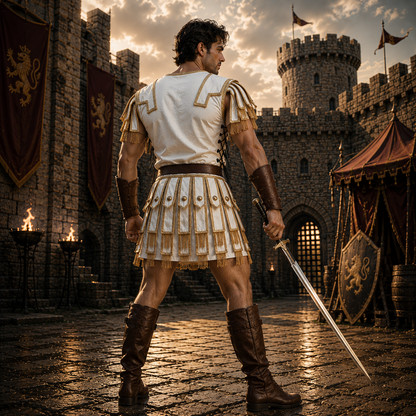 Roman Subarmalis Padded Armor | Officer Gambeson for Historical Reenactment & LARP- Custom Body Armor