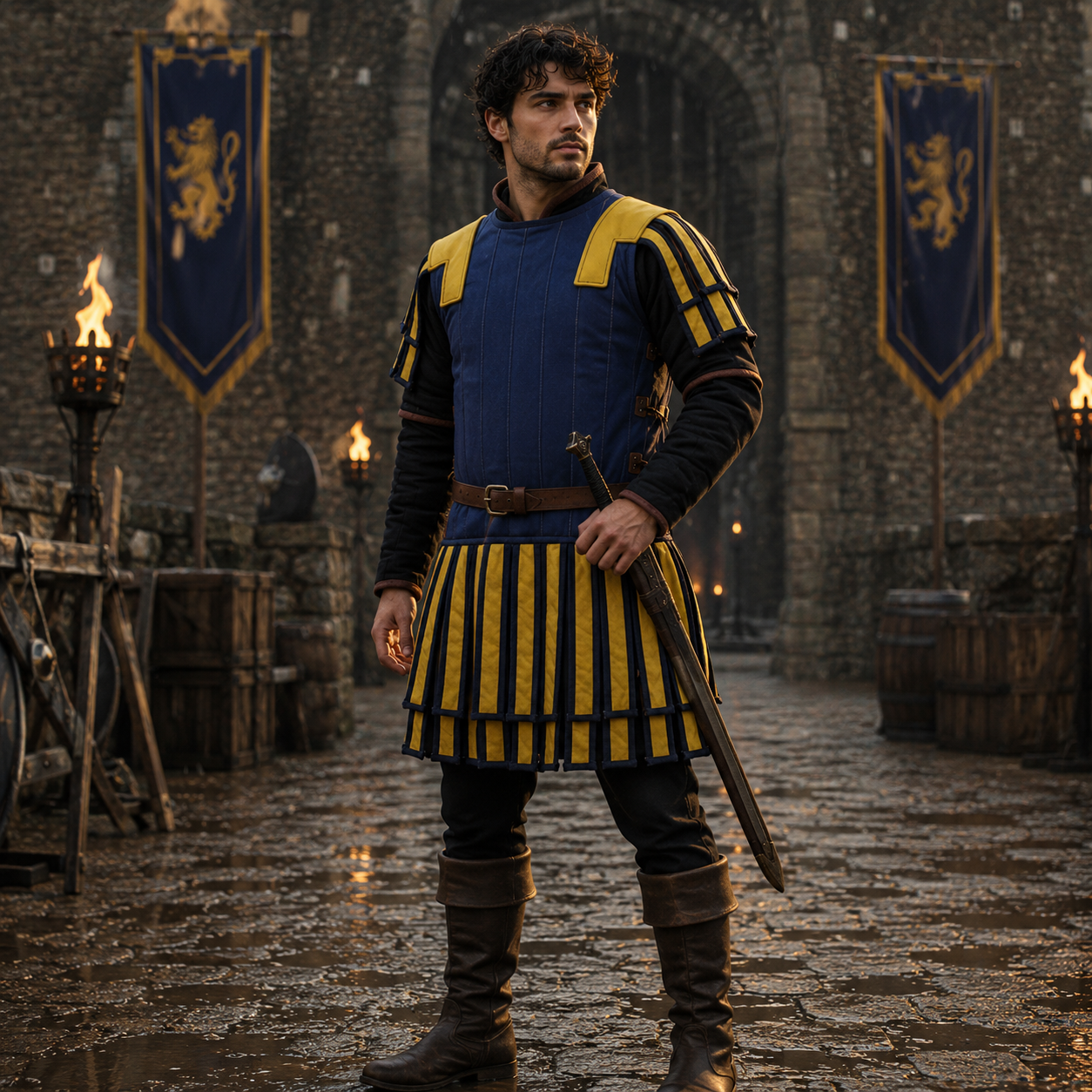 Handcrafted Roman Centurion Costume | Gladiator Tunic Outfit