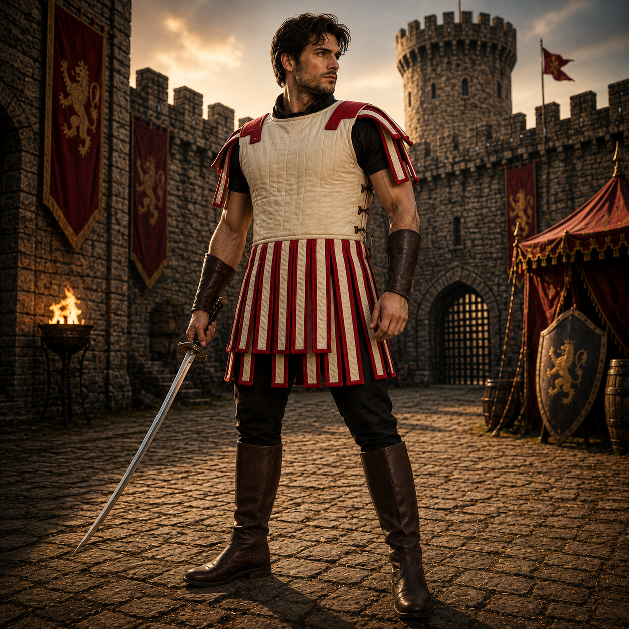 Ancient Roman Subarmalis . Ren Faire Costume