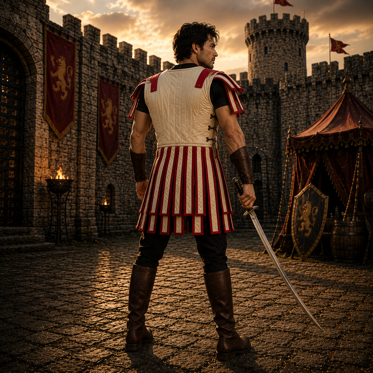 Ancient Roman Subarmalis . Ren Faire Costume
