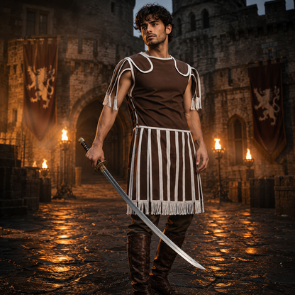 Roman Subarmalis Armor Costume – Padded Roman Soldier for LARP, Reenactment & Cosplay