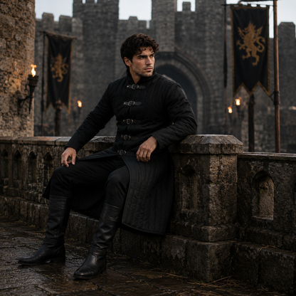 Medieval Gambeson Cotton: Padded Clothing Handmade Costume , Aketon Viking Jacket,
