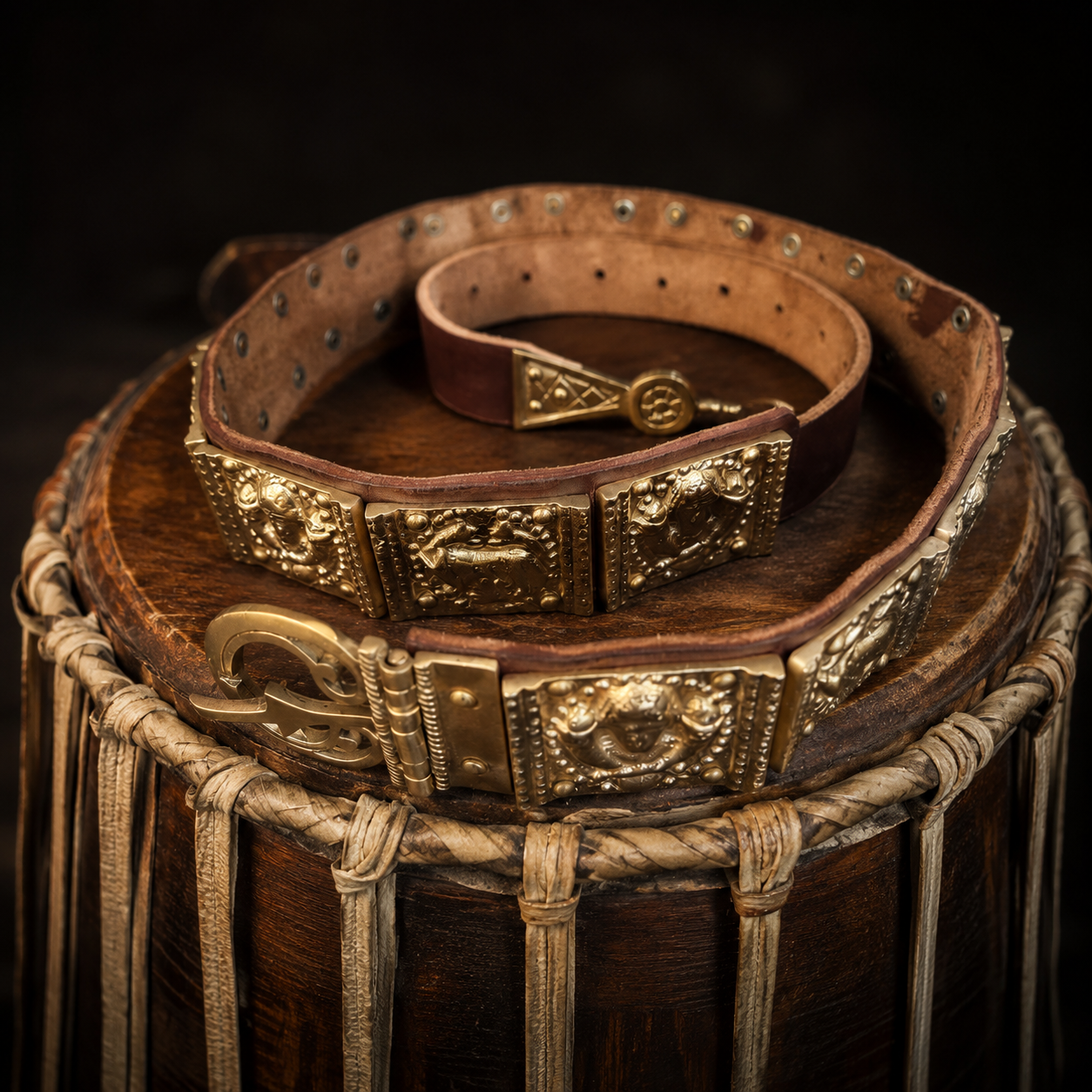 She-Wolf Legion Belt – Brass Casted Reenactment Belt for Roman Army & LARP