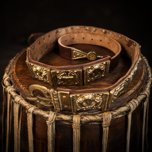 She-Wolf Legion Belt – Brass Casted Reenactment Belt for Roman Army & LARP