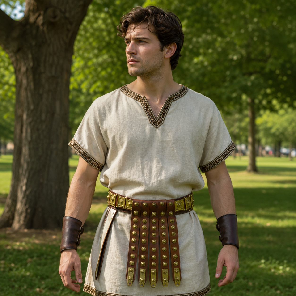 Ancient Roman Cingulum Belt | Handmade Reenactment & LARP Costume Accessory