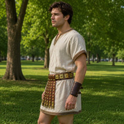 Ancient Roman Cingulum Belt | Handmade Reenactment & LARP Costume Accessory