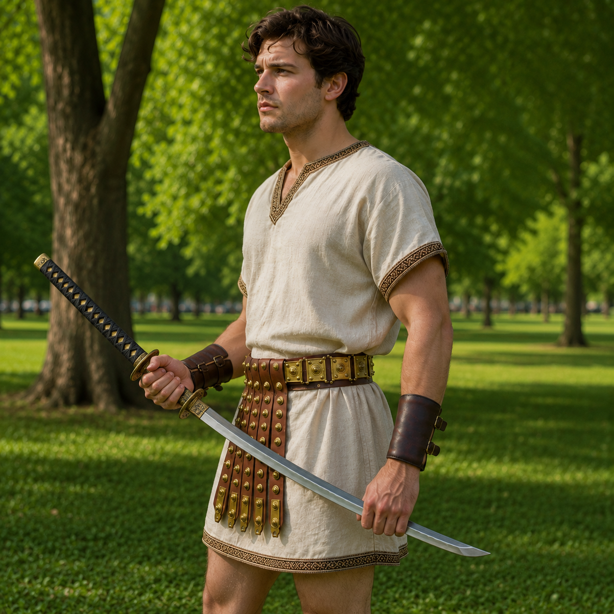 Ancient Roman Cingulum Belt | Handmade Reenactment & LARP Costume Accessory