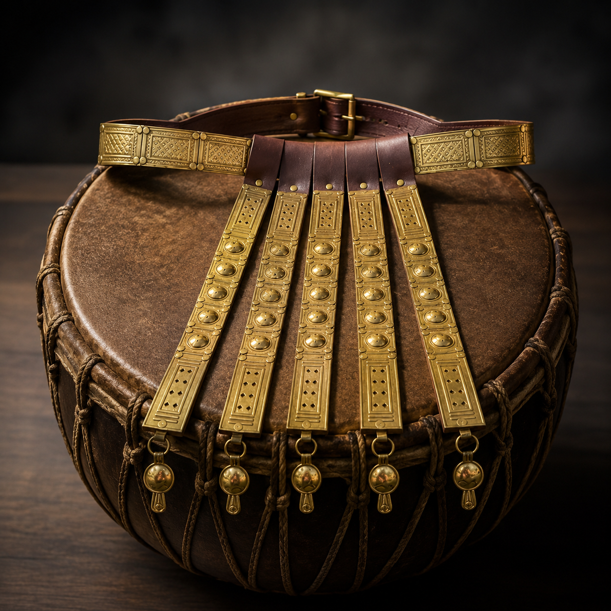 Roman Centurion Leather Cingulum Belt – Legionary Armor Accessory for Reenactment & Cosplay