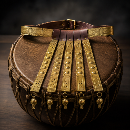 Roman Centurion Leather Cingulum Belt – Legionary Armor Accessory for Reenactment & Cosplay