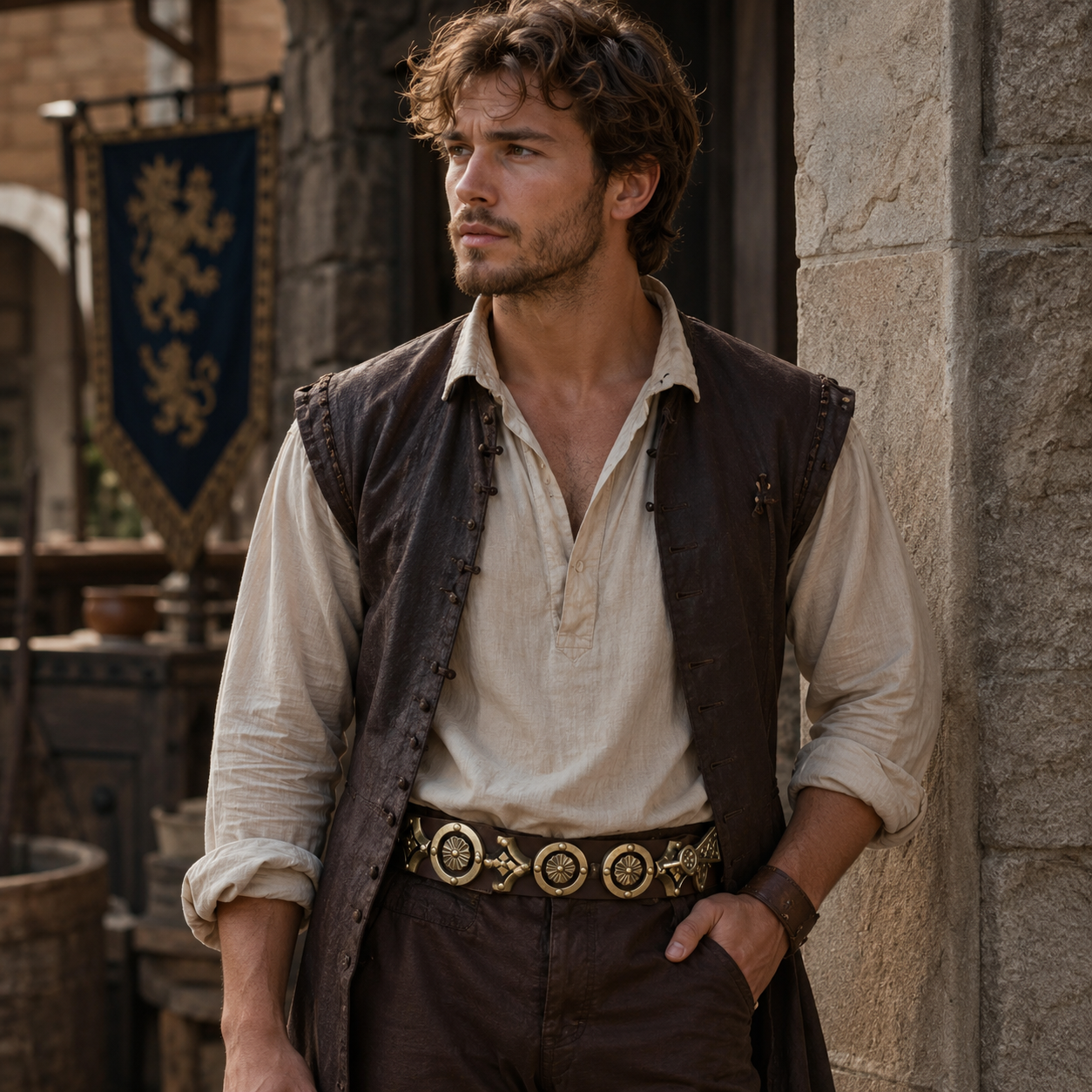 Medieval Belt For Ren faire & Re-enactment Costume