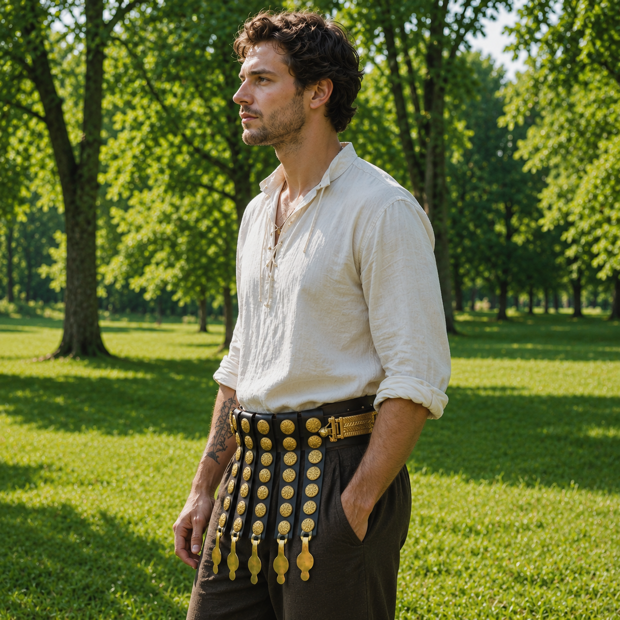 Roman Cingulum Belt – Reenactment Costume Accessory for Ren Fair