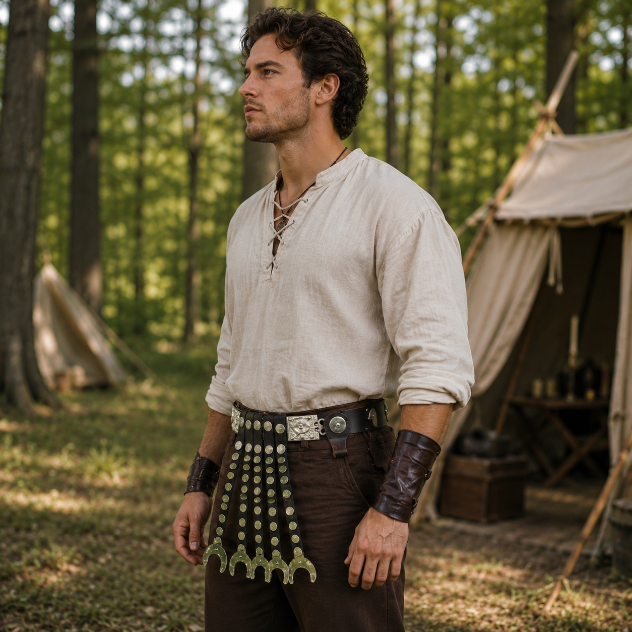 She-Wolf Leather Belt | Roman Cingulum Belt – Reenactment Costume