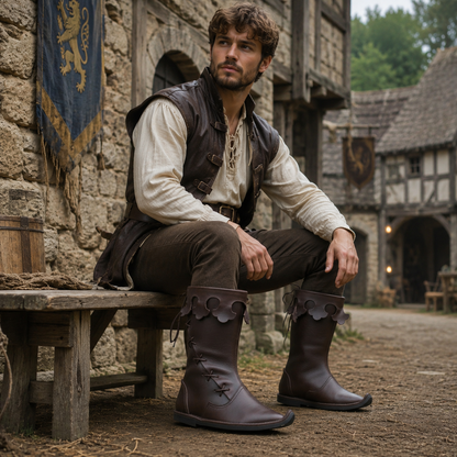 Medieval Shoes , Ren Faire boot , Renaissanc Footwere