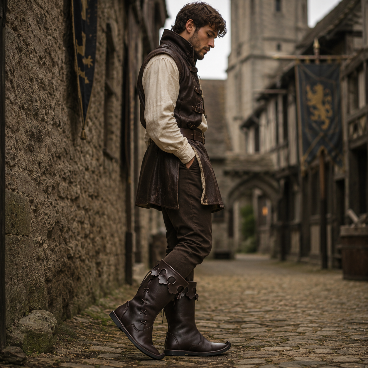 Medieval Shoes , Ren Faire boot , Renaissanc Footwere